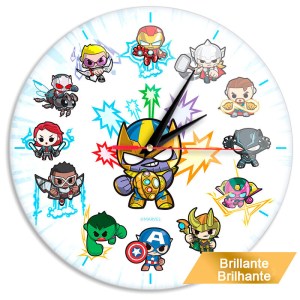 Marvel Avengers wall clock